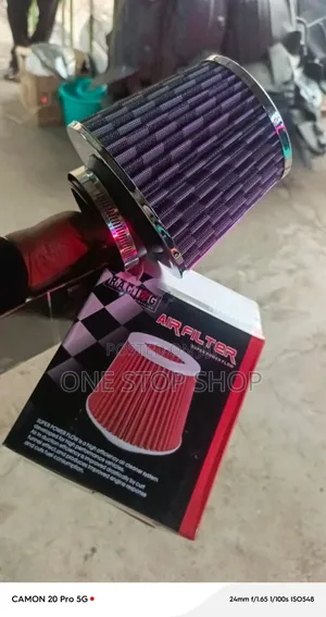3" Carbon Pattern Cold Air Intake System Air Filter