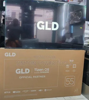 GLD 55-Inch 4K UHD Smart TV (Powered by Samsung Tizen OS).