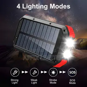 30000mAh Solar Power Bank With Wireless Charging