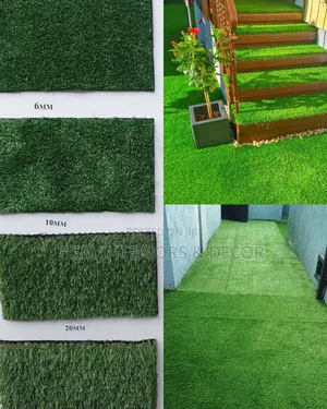 Artificial Green Grass Carpets With Soft Lush Piles