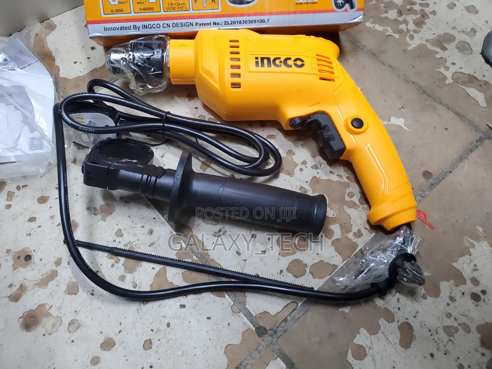 INGCO 680W Impact Drill 13mm ID6808 - Hammer & Drill