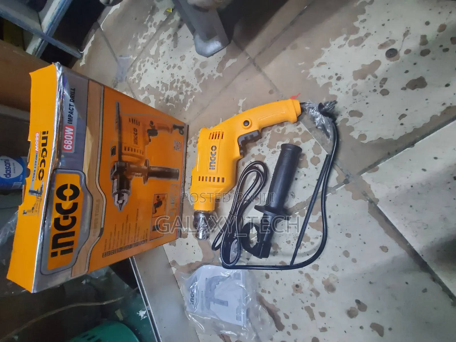 INGCO 680W Impact Drill 13mm ID6808 - Hammer & Drill