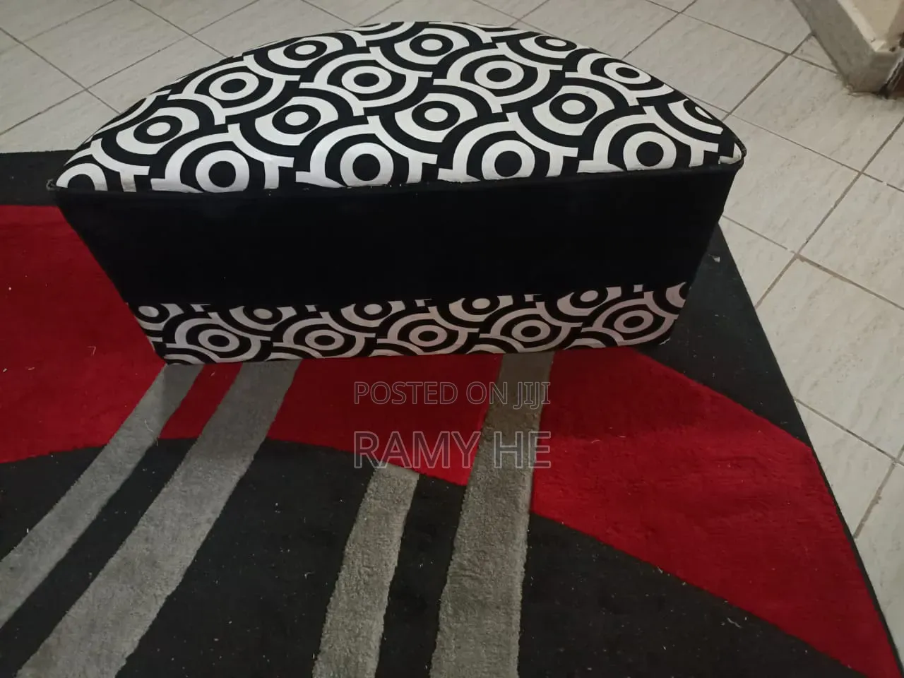 4 Seater, Carpet and Three Foot Stools