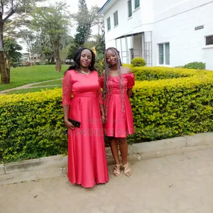 Dresses Wedding Red Maxi Sleeve Net