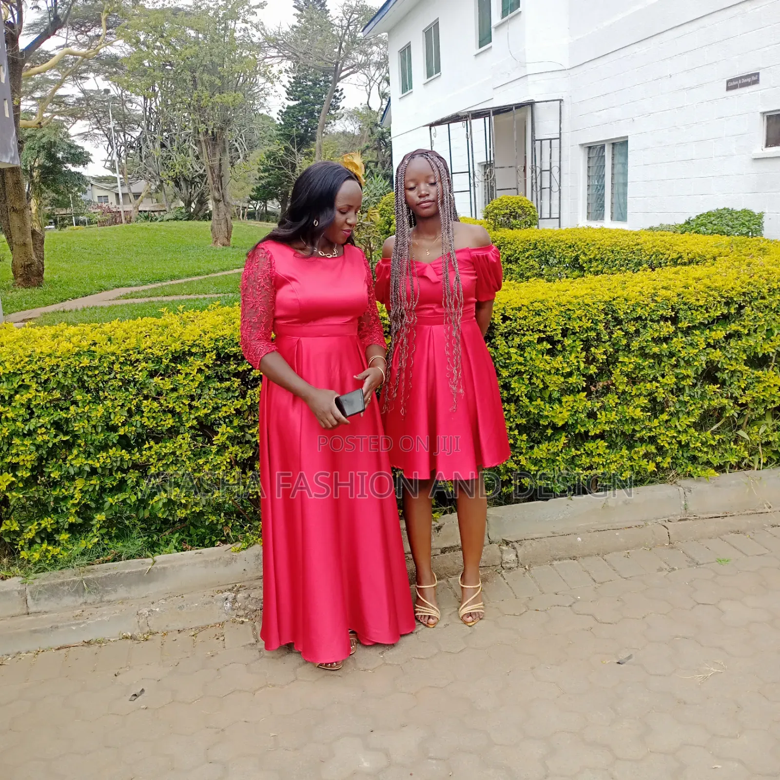 Dresses Wedding Red Maxi Sleeve Net
