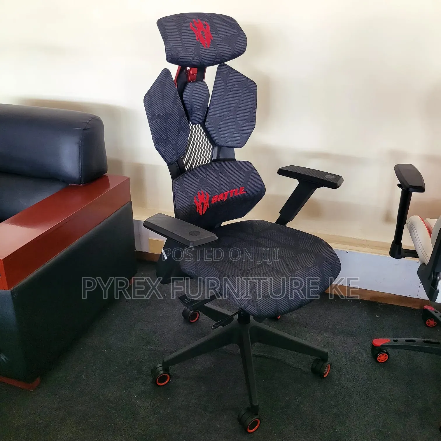 Battle Ergonomic Mesh Gaming Chair With Adjustable Headrest