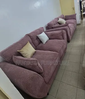 5 Seater Mauve Sofa Set