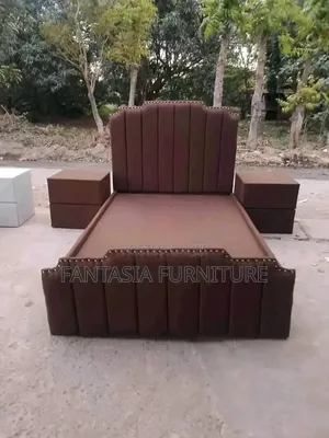 5 by 6 Brown Bed Set