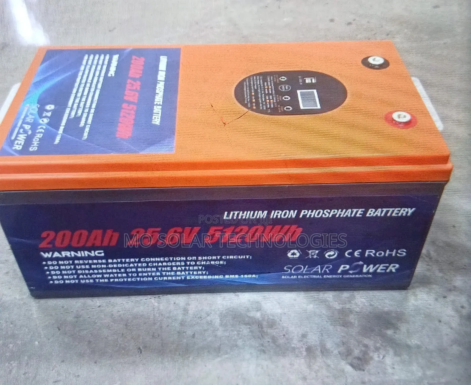 200ah 25.6v Lithium Iron Phosphate Battery