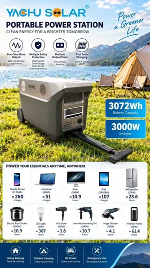 3kwh All in One Yachu Power Station