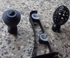 Durable Fittings, Elegant Results Coated Rod Brackets and Flower Ends