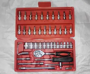 46 PCS Socket Wrench Set Toolkit