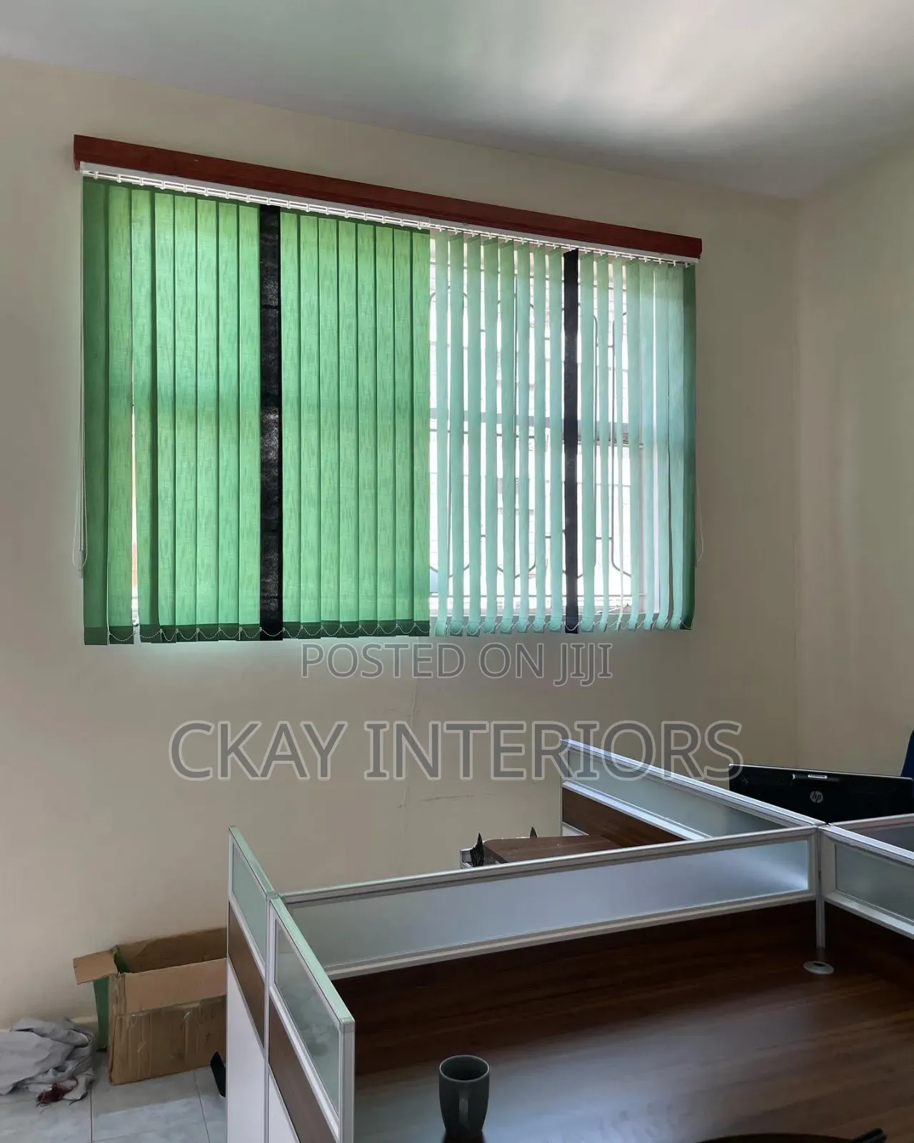Make Your Office Look More Organised With Sleek Vertical Window Blinds