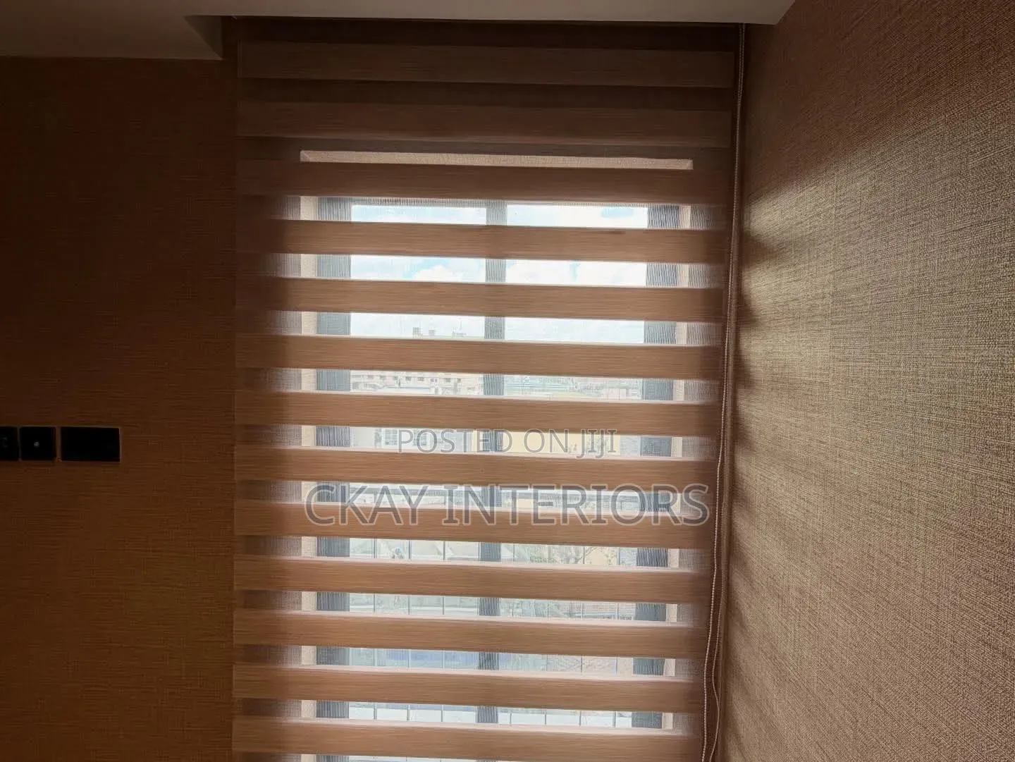 Simple Design,beige Horizontal Office Blinds