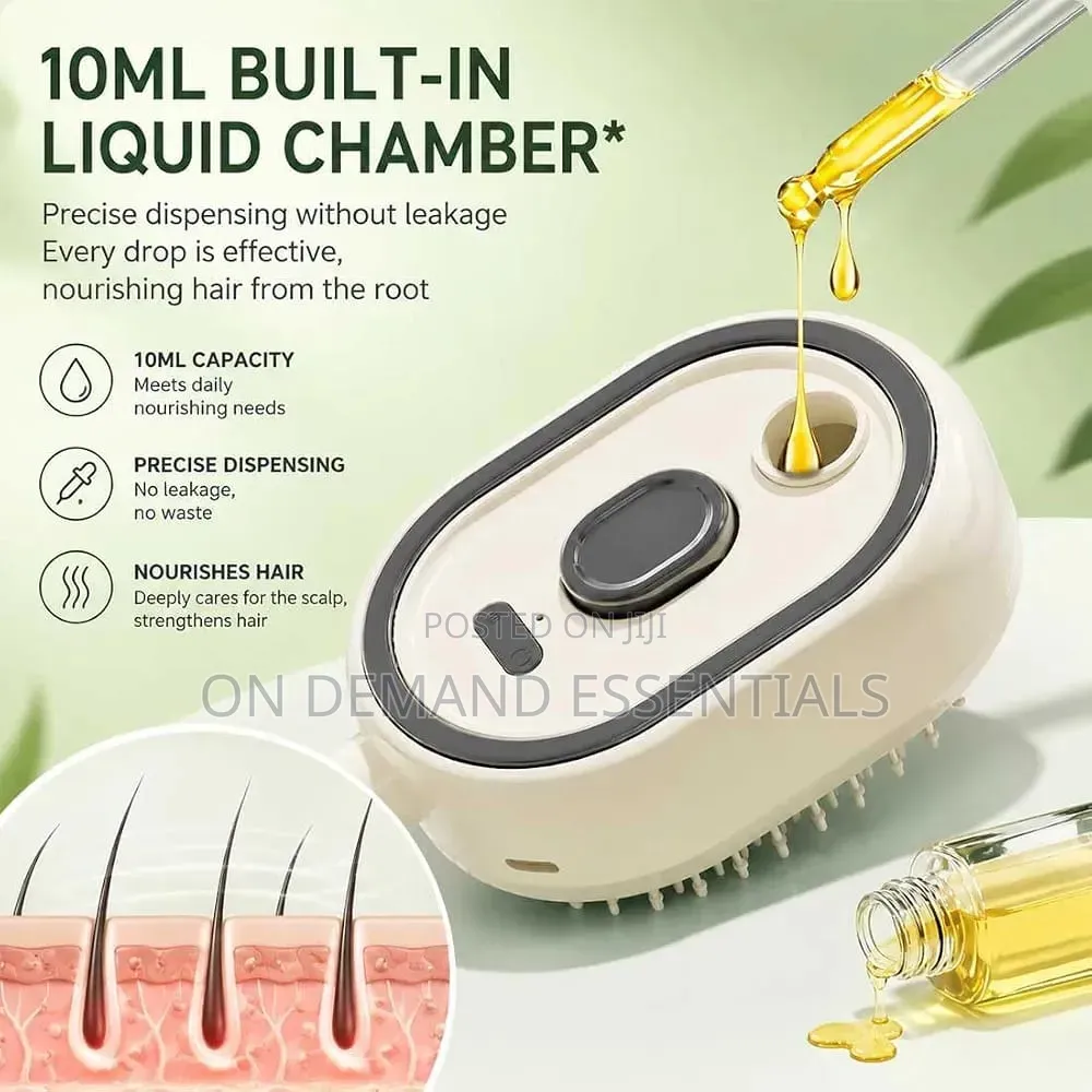 3 in 1 Rechargeable Mist Grooming Brush