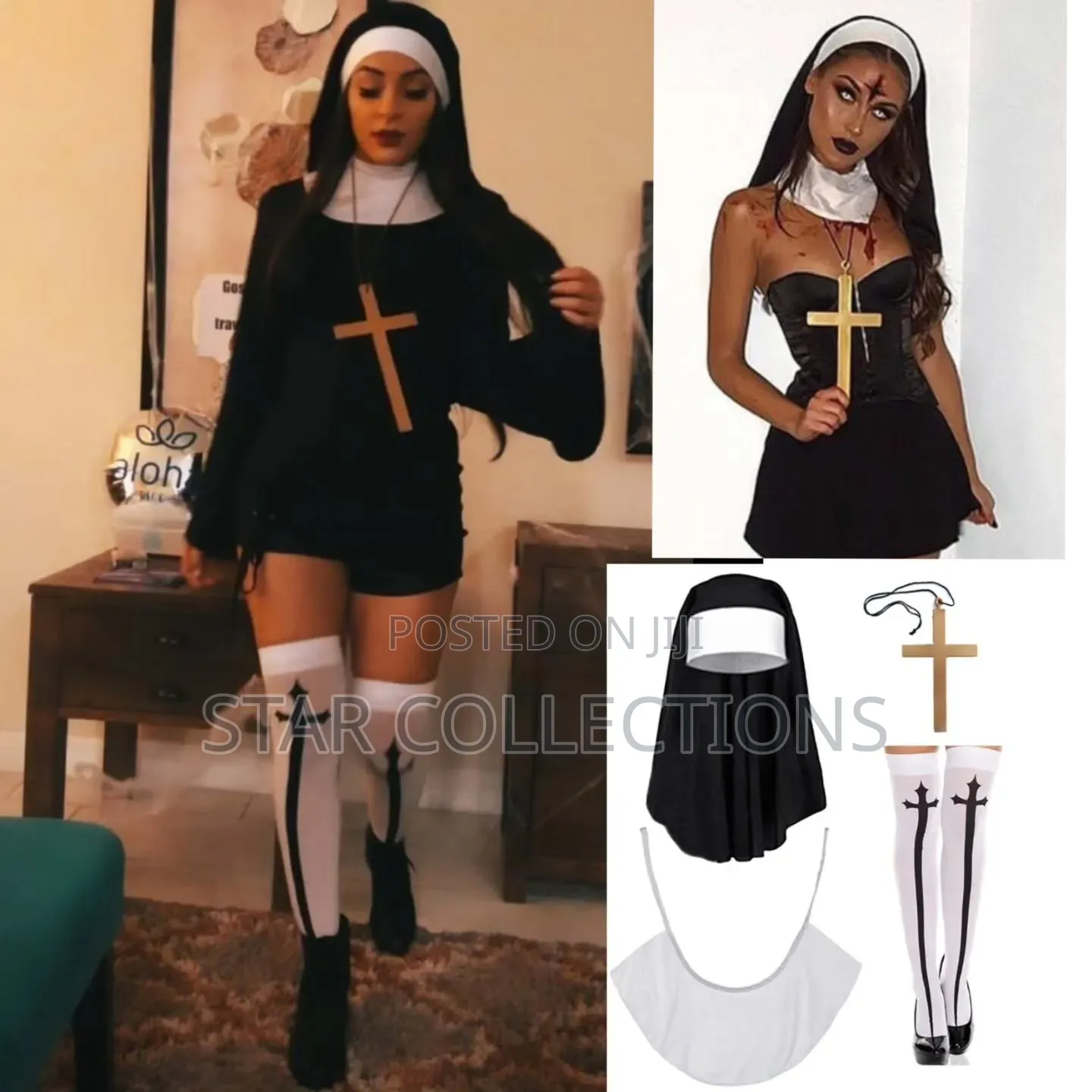 Nun Accessory Costume Set