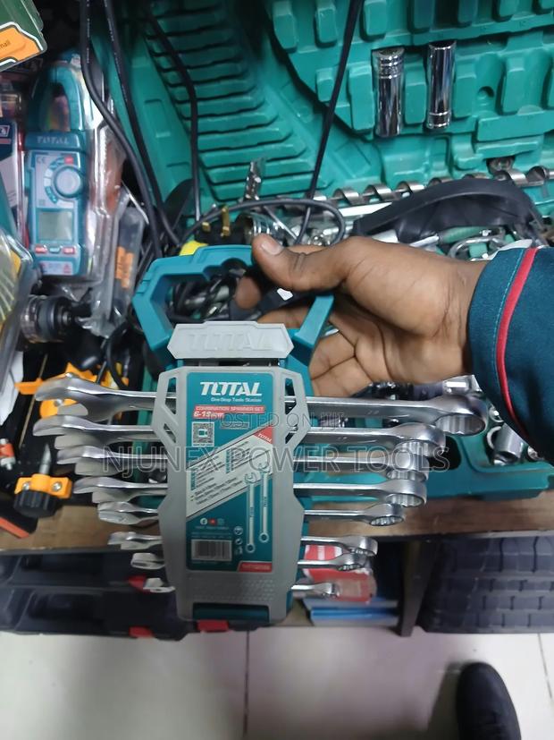 TOTAL 8-Piece Combination Spanner Set (Model THT102286). - main view