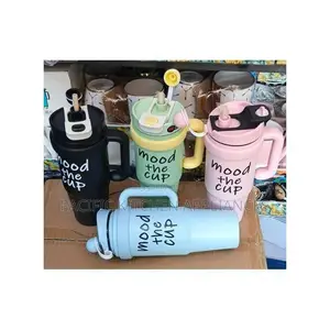 900ml Mood the Cup Stanley Mug Tumbler With Handle and Straw Lid