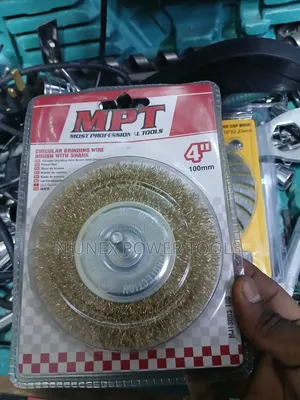 MPT Circular Grinding Wire Brush With Shank (Model MJ13003-100),