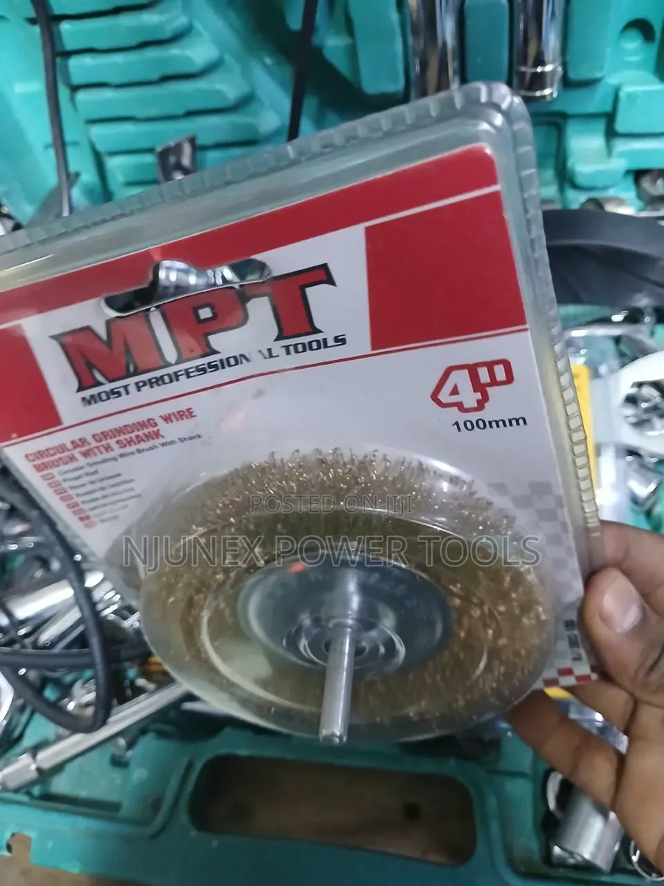 MPT Circular Grinding Wire Brush With Shank (Model MJ13003-100),