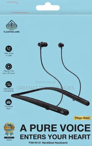 Floating Ark FNH-N141 NeckBeat 30Hrs Playtime Dual Device Neckband