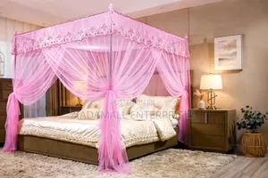 4-Stand Mosquito Net - 4/6, 5/6, 6/6 - Four Stand With Lace