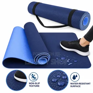Non-Slip Quality Yoga Mat – Cushioned Exercise and Fitness Mat