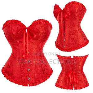 High Quality Red Corset Top