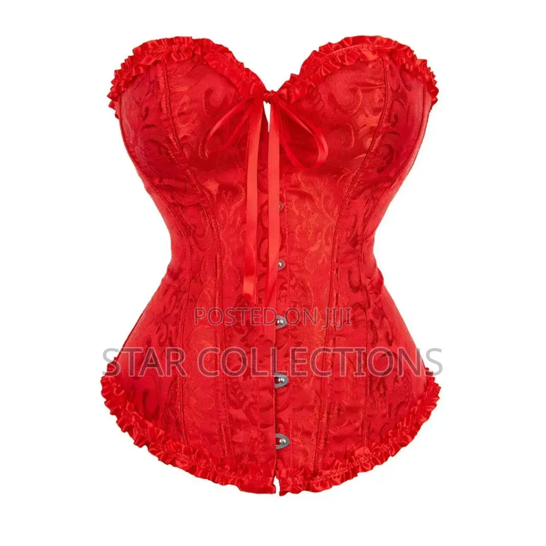 High Quality Red Corset Top
