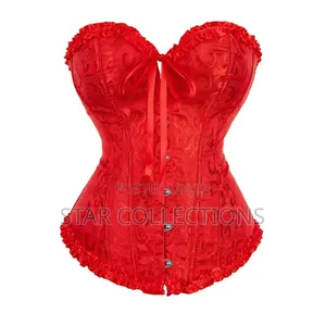 High Quality Red Corset Top