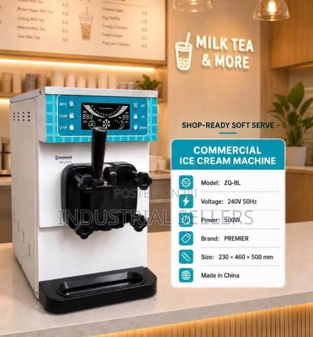 On Demand Commercial Ice Cream Maker Machine - main view