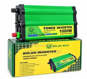 1000W Solar Inverter – DC to AC Power Inverter for Home, Office And