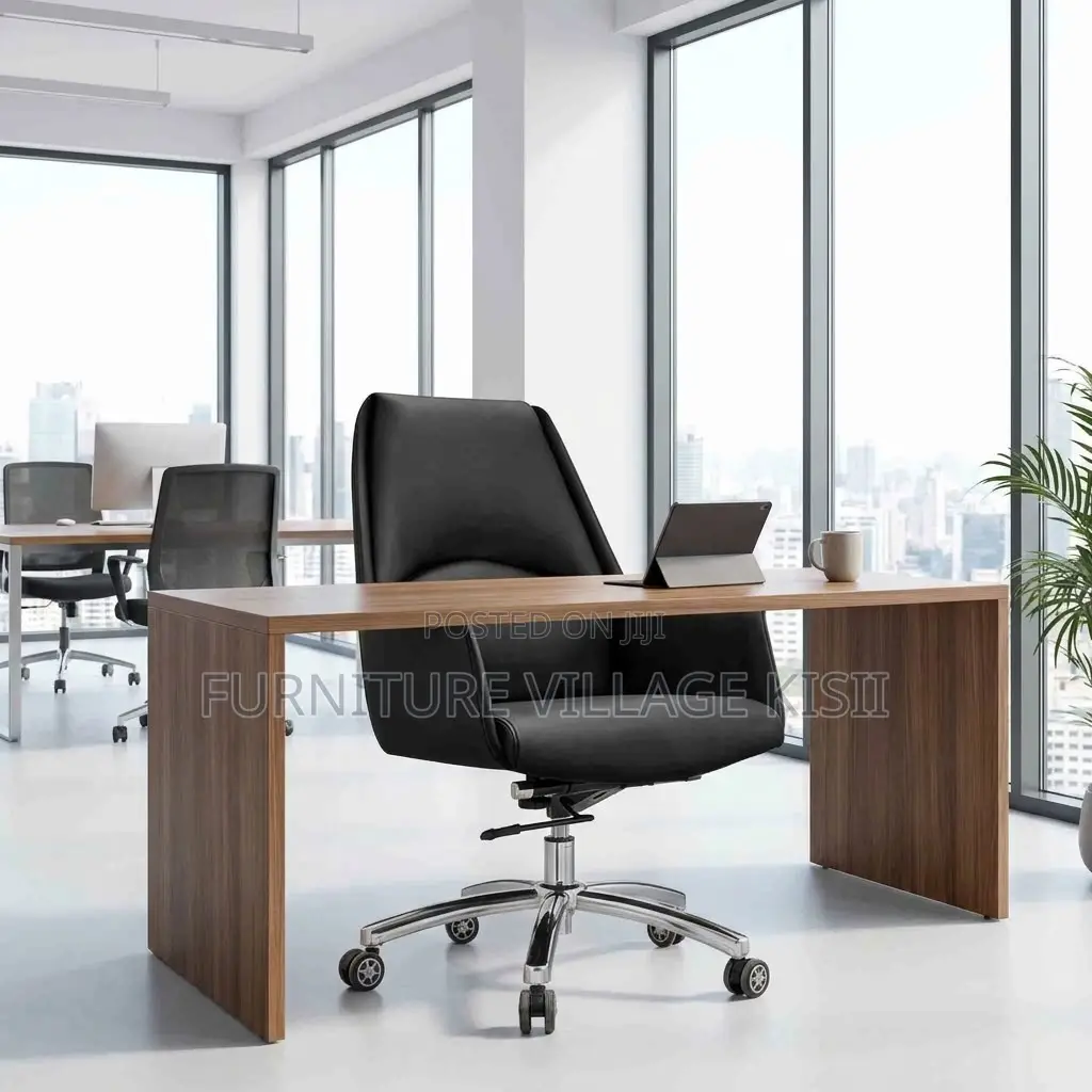 Mid-Back Executive Burtefly Office Leather Chair