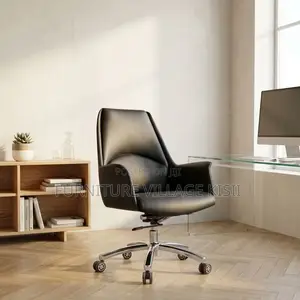 Mid-Back Executive Burtefly Office Leather Chair