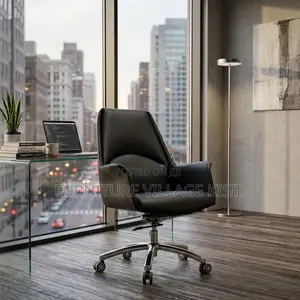 Mid-Back Executive Burtefly Office Leather Chair