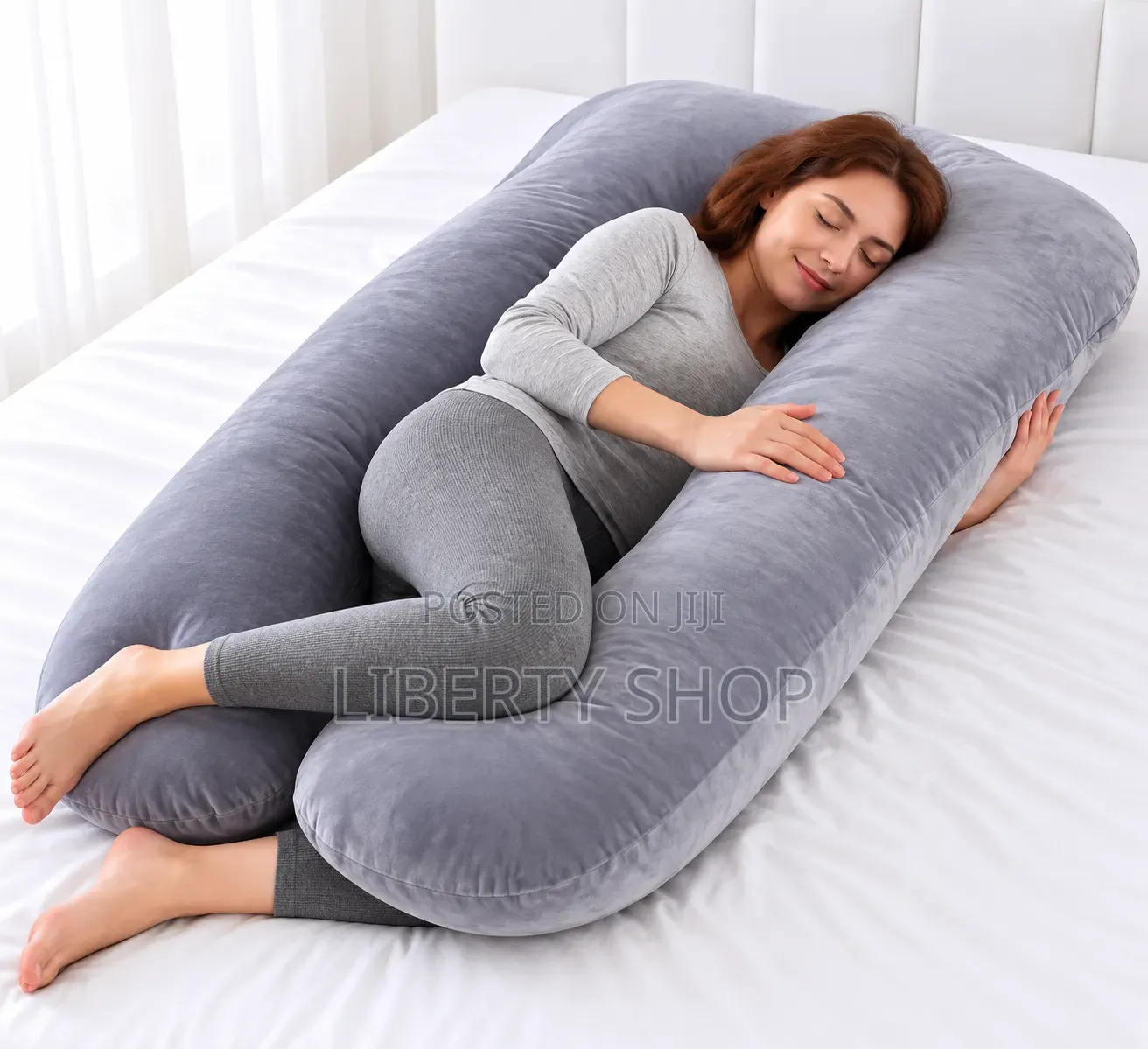 Awesling U-Shape Pregnancy Pillow – Full Body Maternity Support