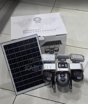 VTS 30 Triple Lens 4g Solar Powered Camera CCTV Camera With Lights