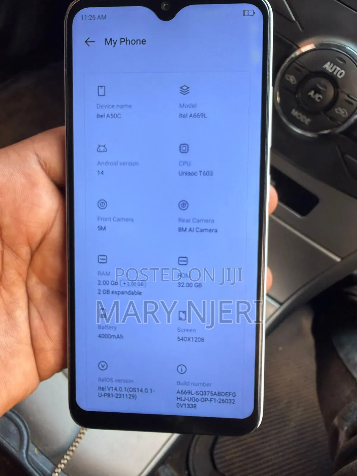 Itel A50C 32 GB Blue