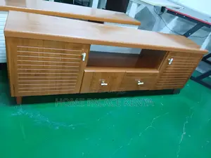 TV Stand; Modern Wooden TV Console Table for TVs and Media Accessories
