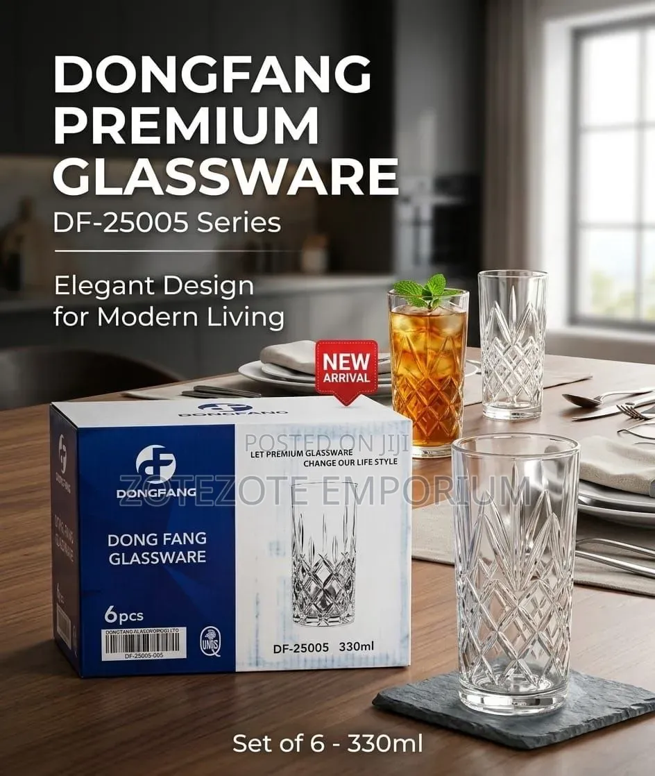 Drinking Crystal Glass Set