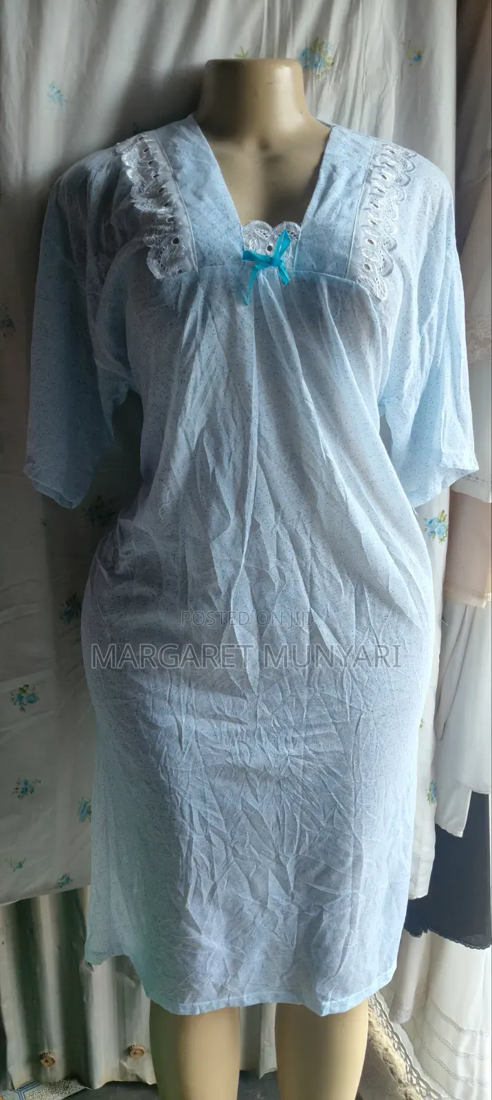 Orange and Light Blue Night Dresses