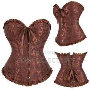 High Quality Brown Corset Top