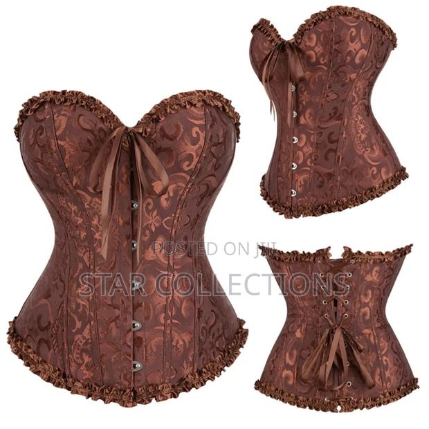 High Quality Brown Corset Top