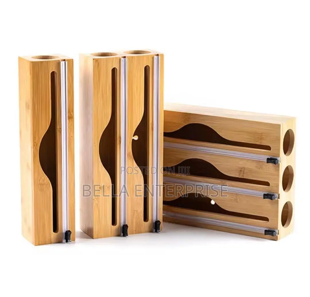Wall Mounted Tripple Foil and Wrap Dispenser availableMaterial: Bamboo