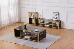 Coffee Table; Modern Wooden Coffee Table for Elegant Living Room