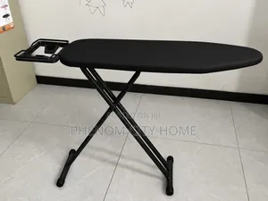 Plain Black Large Metallic Ironing Board