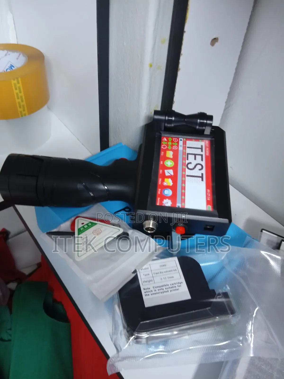 Handheld 12.7mm Inkjet Printer for Printing on Paper Labels