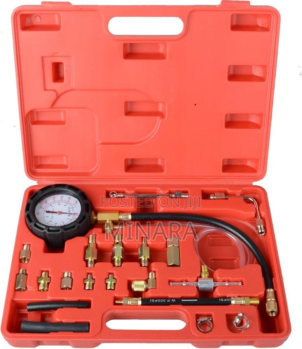 Petrol Fuel Injection Pump Injector Pressure Tester Kit 0-140psi