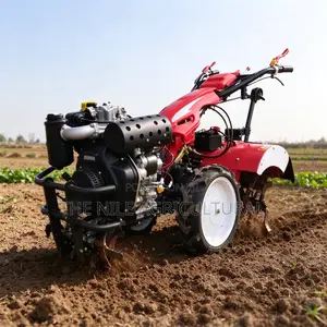 Walk-Behind Power Tiller Rotary Farm Cultivator Machinery