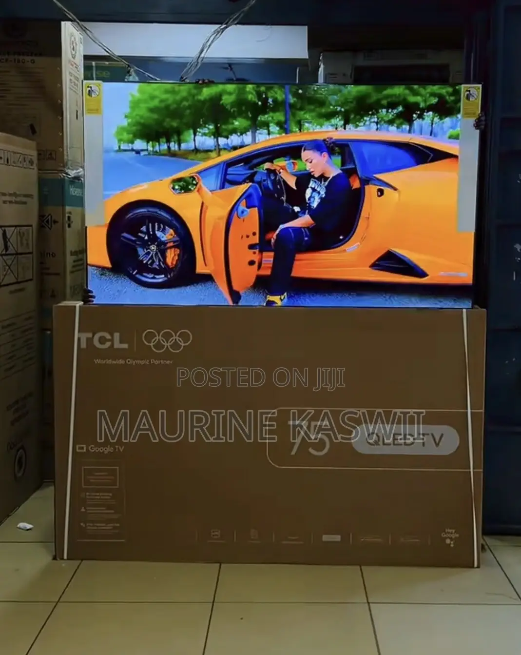 TCL Qled 75” T6d Smart Google Frameless